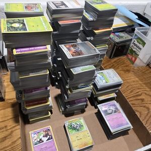 Pokemon Card Lot - Green, Yellow, Purple, Gray, Black